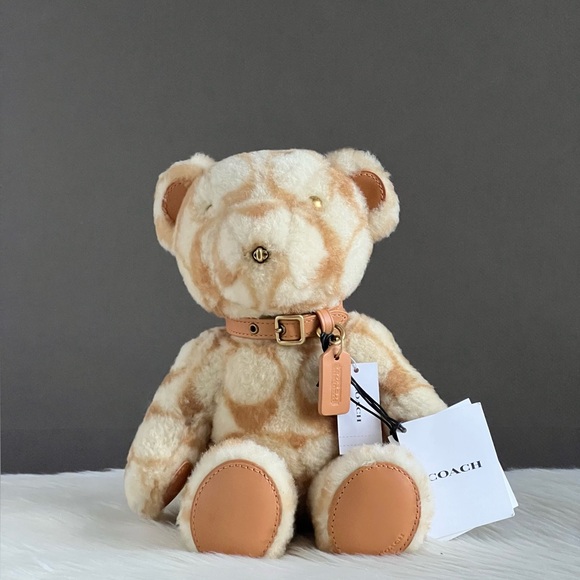 Coach Other - C7058- Coach Bear Collectible in Signature Shearling